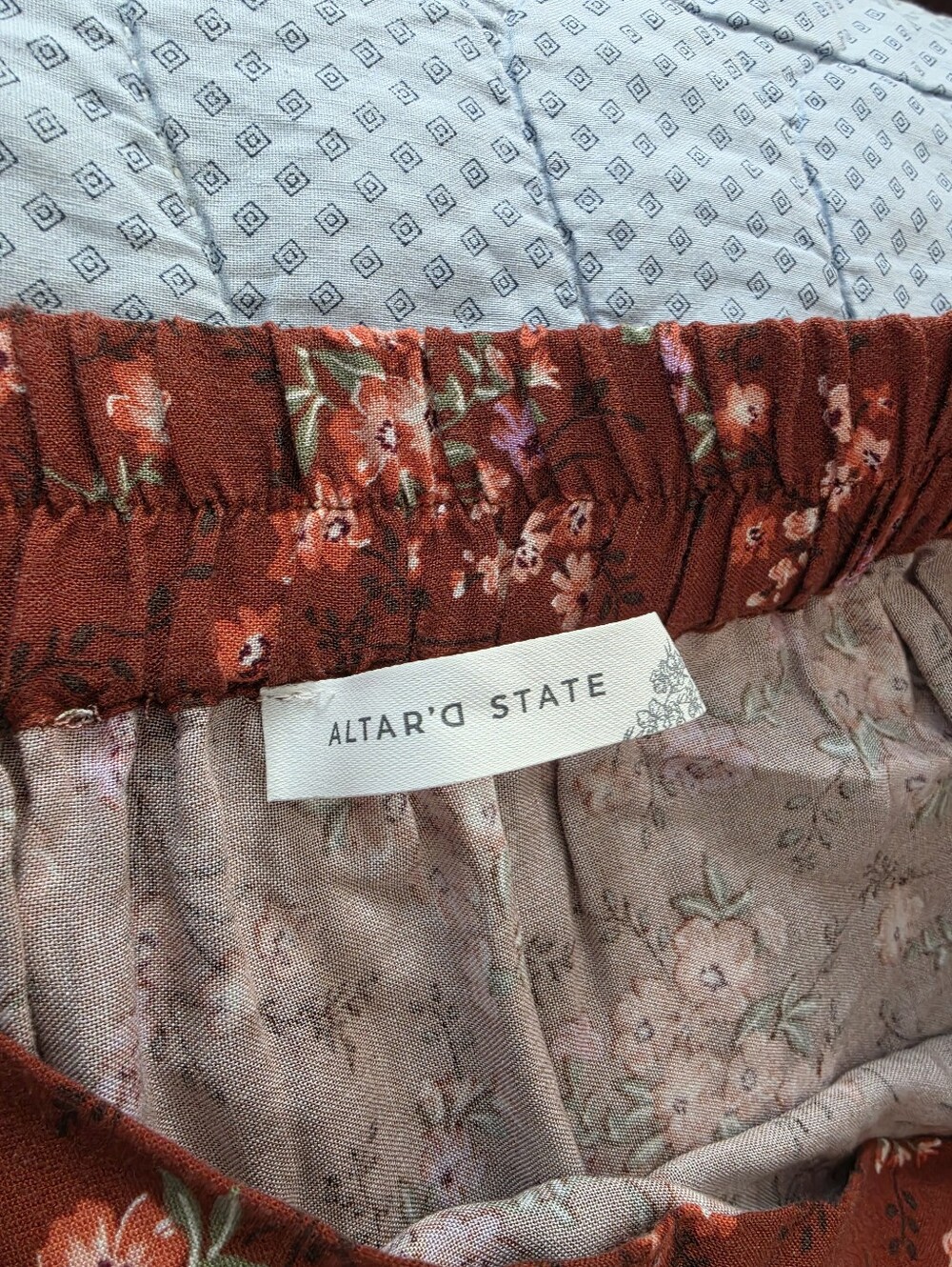 Altar'd State Tiered Floral Maxi Skirt - Picture 2 of 3